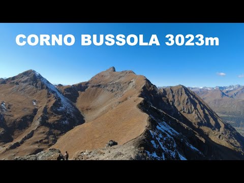 Corno Bussola 3023m da estoul e anello in cresta 
