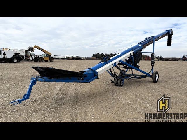 BRANDT 1545 15 inch x 45 Ft Belt Tube Grain Handling Conveyor in Farming Equipment in Edmonton