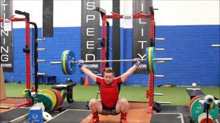 preview picture of video 'Wayne Healy 110kg snatch demo @ Southside Strength and Fitness'