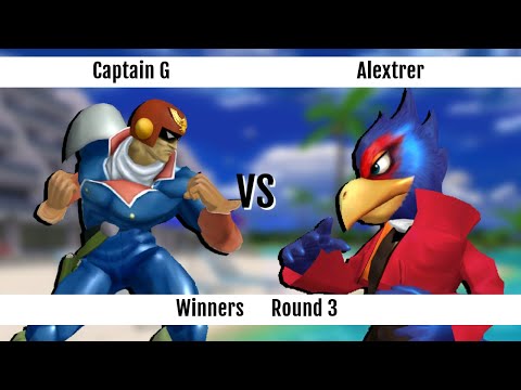 DGS SSBM Singles - Winners Round 3 - Captain G (C Falcon) vs Alextrer (Falco)