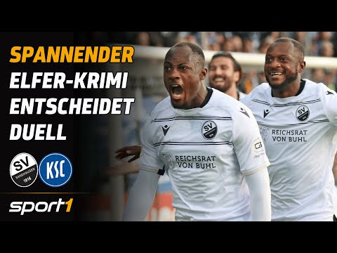 SV Sandhausen - Karlsruher SC | DFB-Pokal 2. Runde Tore und Highlights | SPORT1