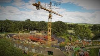 preview picture of video 'De bouw van het waterlinie museum fort Vechten vanuit Luchtperspectief'