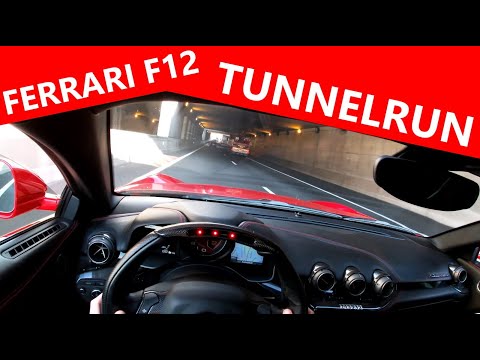 Ferrari F12 TUNNELRUN! Sound