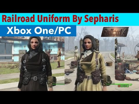 Fallout 4 Xbox One/PC Mods|Railroad Uniform By Sepharis