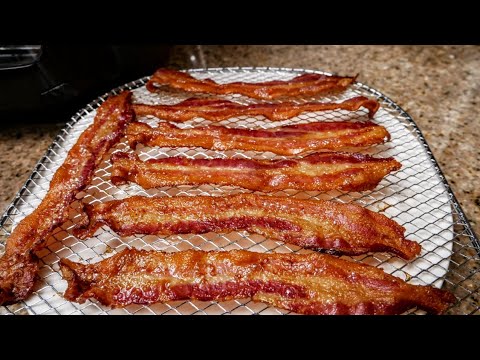 How to Make the Perfect Air Fryer Bacon | Power Air fryer Oven Pro | The simple way