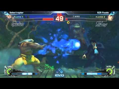 EVO 2012 : Fuudo (Fei Long) vs  Velco1raptor