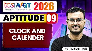 TCS NQT 2026 | Aptitude 09 | Clock and Calendar | TCS NQT Preparation