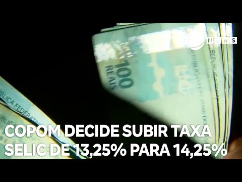 Copom aumenta a Selic para 14,25%, índice mais alto em quase nove anos