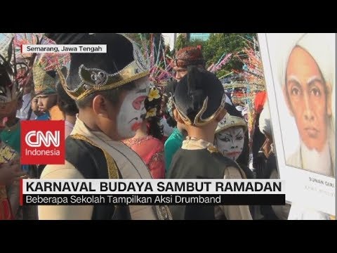 Ribuan Pelajar di Semarang ikuti Karnaval Sambut Bulan Ramadan