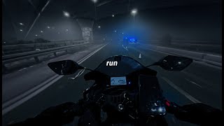 run away with me... Night ride - 4K