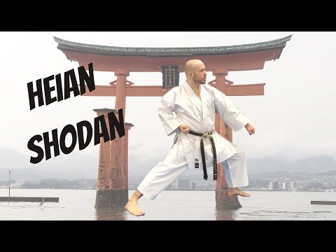 Karate lernen I Kata Heian Shodan [Shotokan Gelbgurt Prüfungsprogramm] (8. Kyu, DKV)