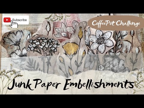 Junk Journal Ideas - Mass Make EASY Paper Embellishments