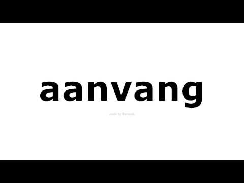 Uitspraak voor aanvang