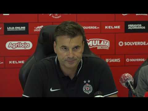 Konferencija za medije FK Partizan nakon prve utakmice plej ofa kvalifikacija Lige konferencija