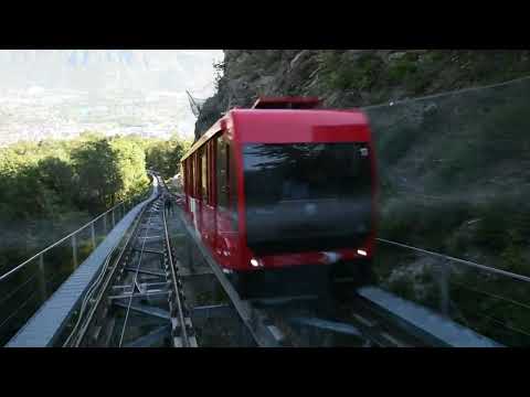 Funiculaire Sierre Montana Crans, Valais, Suisse (Septembre 2023) 4K (3/3)