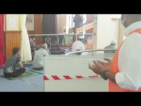 أول صلاة الجمعة بعد اغلاق المساجد بسبب جائحة كورونا  🤲