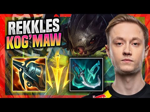 REKKLES IS A BEAST WITH KOG'MAW! - G2 Rekkles Plays Kog'Maw ADC vs Varus! | Season 11