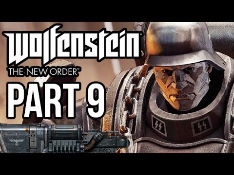 Wolfenstein The New Order Walkthrough Part 9 - Carjackers (PS4/XB1/PC 1080p HD)