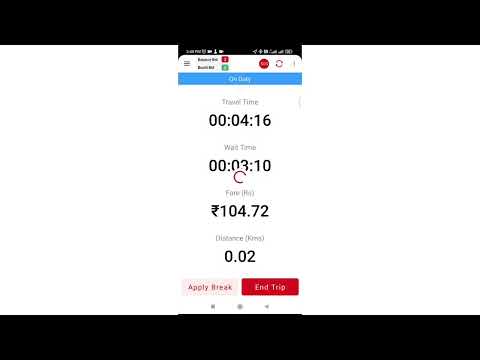 Treinamento do aplicativo Red Taxi Driver