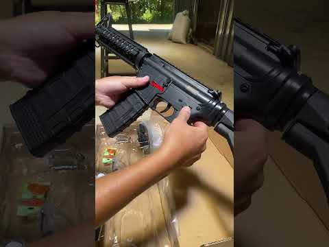 ปืนเจล ปืนกระสุนเจล m4a1 ยิงทีละนัดได้ ยิงรัวได้ แจ่มๆ #ปืนของเล่น #ปืนเจล #ปืนเจลไฟฟ้า