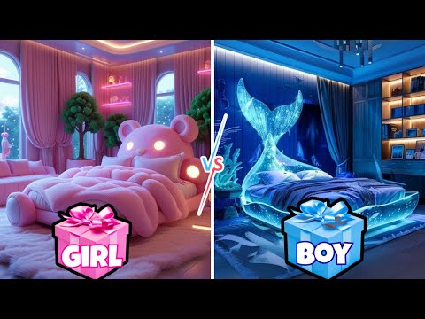 Choose Your Side and See Your Surprises Gift Box 👩🧑🎁 | Girl vs Boy Gifts