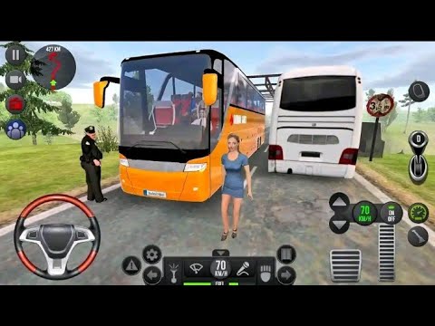 Modern offroad Uphill Bus Simulator -Android Gameplay