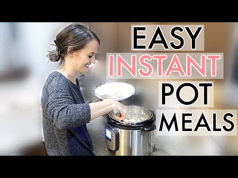 4 EXTREMELY EASY & AFFORDABLE INSTANT POT MEALS // SIMPLY ALLIE Video