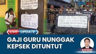 Guru SMKN 5 Kupang Gelar Aksi Protes, Tuntut Hentikan Kepala Sekolah: Tak Tepati Bayar Gaji