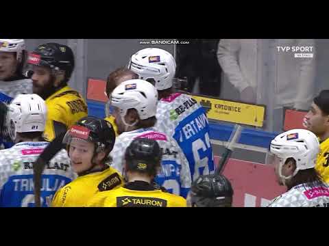 Zadyma po meczu GKS Katowice - Unia Oświęcim