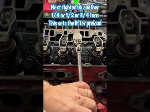 2 METHODS for setting valve lash and preload