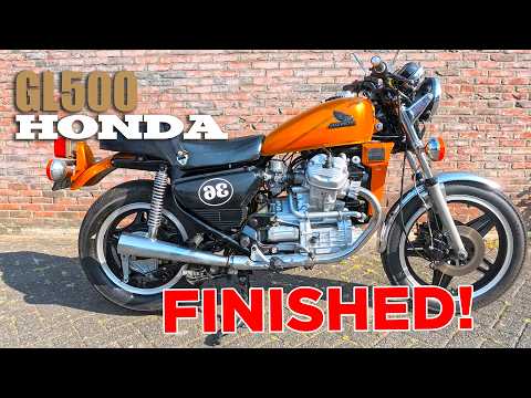 Honda GL500 / Cx500 the final build and test ride