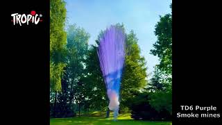 TD6 Purple - Smoke mines - TROPIC Fireworks, Fajerwerki, Feuerwerk, Vuurwerk, Feu d'artifice