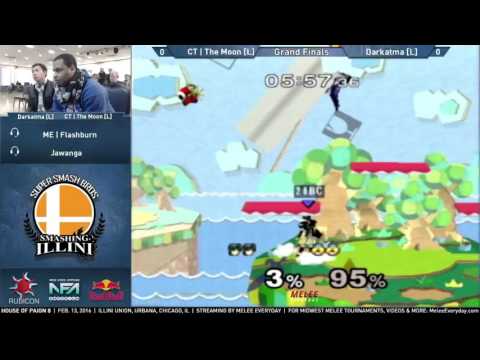House of Paign 8 - Top 8, GF: Darkatma (Sheik) vs. CT | The Moon (Marth)