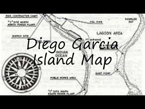 How to pronounce Diego Garcia Island Map in English?