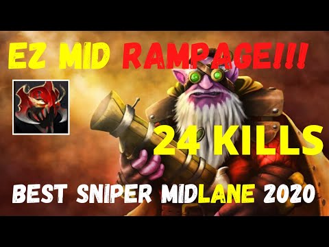 HOW TO SOLO DESTROY CLINKZ MID 100% Machine Gun Crazy Knockback & Brutal RAMPAGE Physical DMG DotA 2