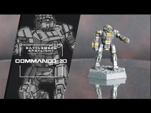 BattleTech BattleMech Spotlight - Commando 2D - Inner Sphere Light BattleMech