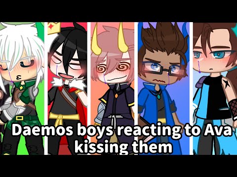 Daemos boys reacting to Ava kissing them //Early Valentines special //⚠️ Volume Warning ⚠️
