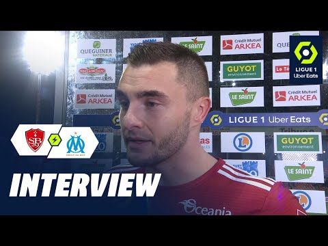 Interview de fin de match : STADE BRESTOIS 29 - OLYMPIQUE DE MARSEILLE (1-0) / 2023-2024