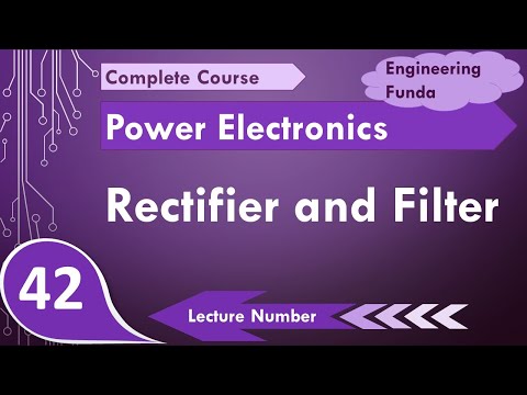 Rectifier and Filter Halfwave Fullwave rectifier working Operation waveform Engineering Funda