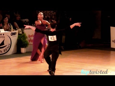 Stanislav Nikolaev - Elena Ziuziukina, Brno Open 2012, WDSF int. open latin, final - rumba