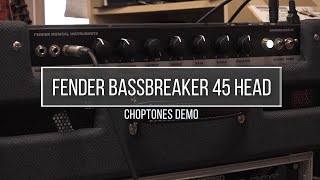 Video thumbnail for Fender Bassbreaker 45 | Playthrough Demo by ChoptonesOfficial