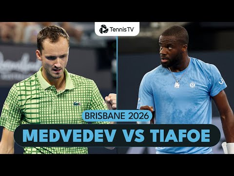 Daniil Medvedev vs Frances Tiafoe Entertaining Battle | Brisbane 2026 Highlights