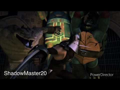 TMNT Shredder VS Turtles and the Mighty Mutanimals 1/2