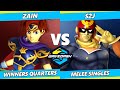 Wavedash 2023 Zain Roy Vs S2J Captain Falcon Smash Melee SSBM