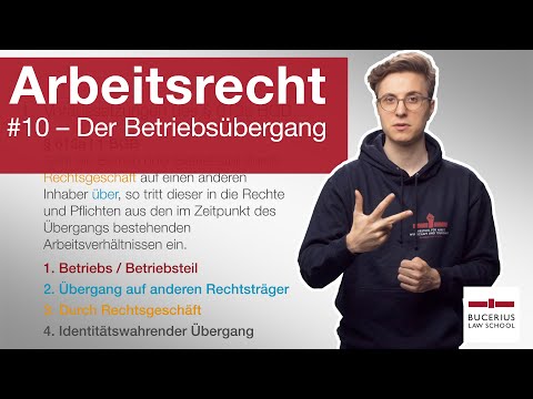 Der Betriebsübergang | Arbeitsrecht | 🎬#10