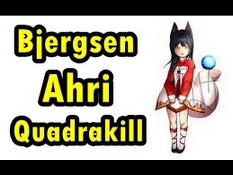 LOL Pro - Bjergsen Ahri Quadrakill - Korea SoloQ - Highlights