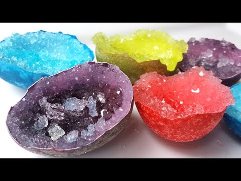DIY Crystal Egg Geode