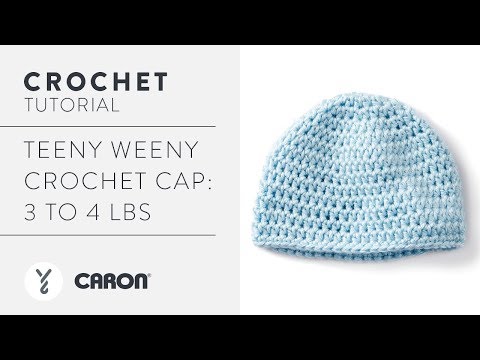 So häkeln Sie eine Frühchenmütze: 3 - 4 Pfund