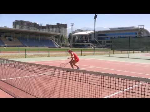 Tennis recruiting video. Arina Taluenko