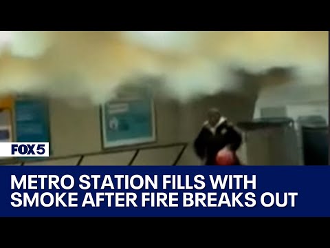 Eastern Market Metro station fills with smoke after fire breaks out